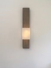 Hand Made Faux Bronze Architectural Wall Light Colm Wall Sconce by Hannah Woodhouse 