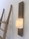 Hand Made Faux Bronze Architectural Wall Light Colm Wall Sconce by Hannah Woodhouse 