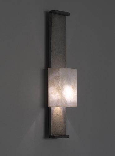 Ultra Tall Slim Wall Light, designed by Hannah Woodhouse for VIP and owner's cabins on super yacht Inukshuk 