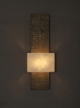 Tall Tony bronze wall light, architectural & designer wall light, by Hannah Woodhouse