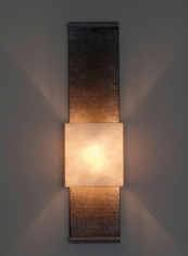 Hand Painted Wall Applique by Hannah Woodhouse available in: bronze wall applique, faux bronze wall applique, hand painted wall light,